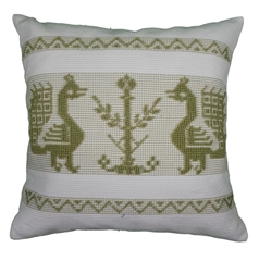 Cuscino Pavoncelle - verde steppa (45 X 45 cm)