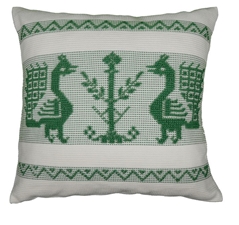 Cuscino Pavoncelle - verde prato (45 X 45 cm)