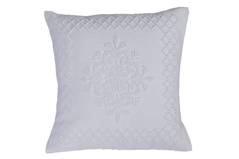 Cuscino Pistoccu con cornice - Bianco (45 X 45 cm)