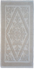 Scendiletto pistoccu - ecrù (60 x 120 cm)