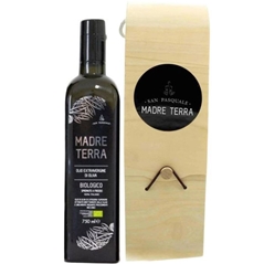 MADRE TERRA Olio extravergine d´oliva BIOLOGICO 75 cl in Cofanetto Legno