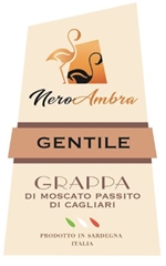 NeroAmbra di Luigi Poscia GENTILE - Grappa di Moscato Passito di Cagliari Bottiglia 50 cl