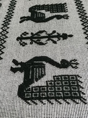 Flore Marcella Artigianato Sardo Arazzo Pavoncelle (160 x 50 cm)