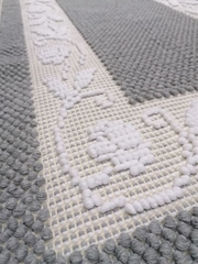 Flore Marcella Artigianato Sardo Tappeto Rosellina (68 x 120 cm)