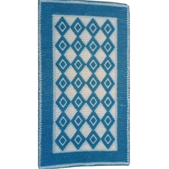 Tappeto Rombi Turchese (cm 68x120)