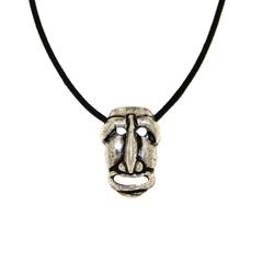 Ciondolo ´Mamuthones´ in argento 12x17 mm.