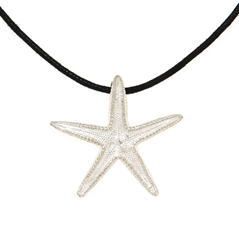 Ciondolo stella marina in argento