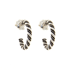 Orecchini in filigrana intrecciata d´argento