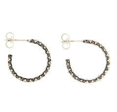 Orecchini d´argento in filigrana a nido d´ape