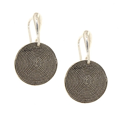 Orecchini d´argento in filigrana a spirale