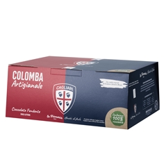 La Forneria di Pula Colomba Ufficiale Cagliari Calcio ai 3 Cioccolati Scatola 750 g