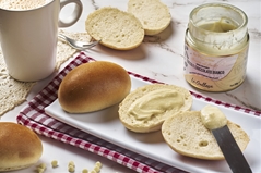 La Forneria di Pula Crema spalmabile al cocco e cioccolato bianco Vasetto di vetro 200 g