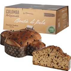 Colomba Artigianale con Gocce di Cioccolato Fondente- Bontà di Pula