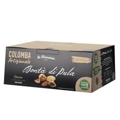 La Forneria di Pula Colomba  Artigianale Classica Mandorlata 750g - Bontà di Pula Scatola 750 g