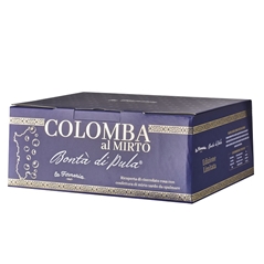 La Forneria di Pula Colomba ricoperta di cioccolato rosa con confettura di mirto sardo da spalmare Scatola...