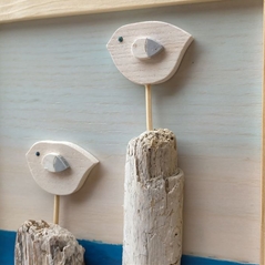 Wood Cun Sa Linna Gabbiani (dim: 39 x 30 x 5 cm)