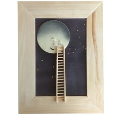 Wood Cun Sa Linna Scala luna Scatola 1 Kg