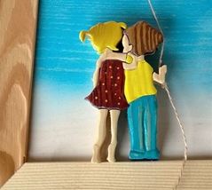 Wood Cun Sa Linna Bimbi aquilone (dim: 53 x 28 x 5 cm)