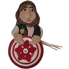 Tzia Rosa (dim: 31 x 25 x 5 cm)