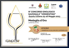 Pedra Majore 6 Bottiglie di HYSONY - Vermentino di Gallura DOCG 2021 (6 x 75 cl.)