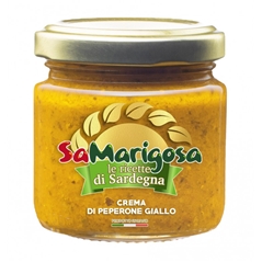 Crema di peperone giallo in agrodolce