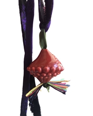 Collana Butone Piccolo ROSSO - cm 3