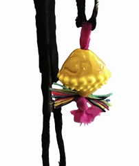 Collana Butone Piccolo GIALLO - cm 3