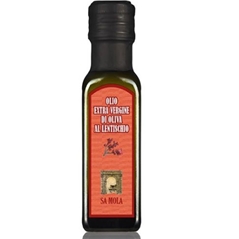 Olio extravergine d´oliva aromatizzato al LENTISCHIO