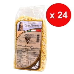 24 CONFEZIONI di Malloreddus allo zafferano - Pasta di semola di grano duro