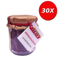 30 VASETTI di Peperoncino intero di Sardegna