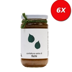 6 VASETTI di Confettura extra di fichi
