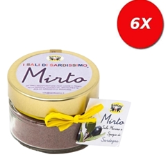 6 VASETTI di SALE E MIRTO SARDO