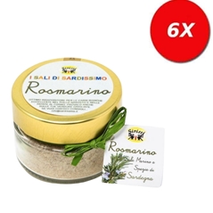 6 VASETTI di SALE E ROSMARINO