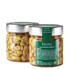 Favette in olio extravergine denocciolato