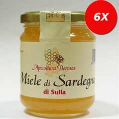 6 VASETTI di Miele di Sardegna di Sulla