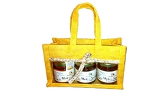 Confezione tre mielini con  borsa Juta