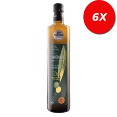6 BOTTIGLIE di Olio extra vergine di oliva Bio DOP