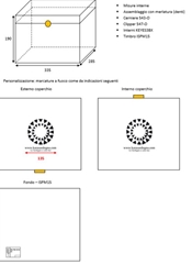 Scatola regalo legno TOP da 6 bottiglie Scatola